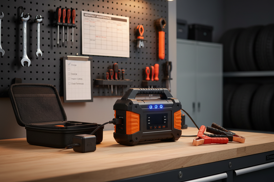 Portable Jump Starter Maintenance Guide: Storage, Charging & Battery Care